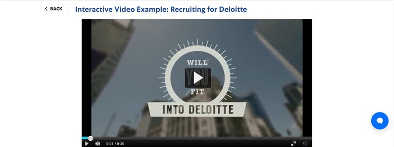 Deloitte interactive video